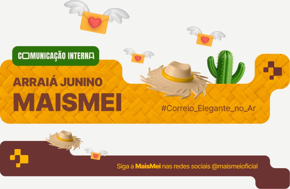 Banner Arraiá Junino MaisMei