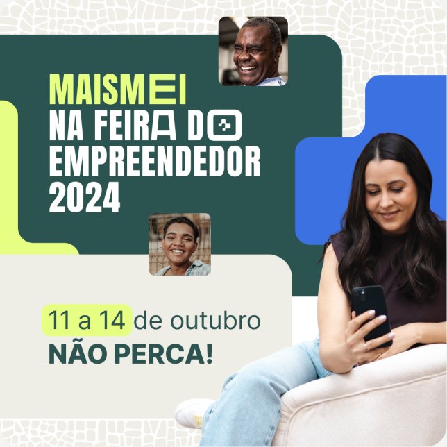 Anúncio MaisMei na Feira do Empreendedor, 11 a 14 de outubro