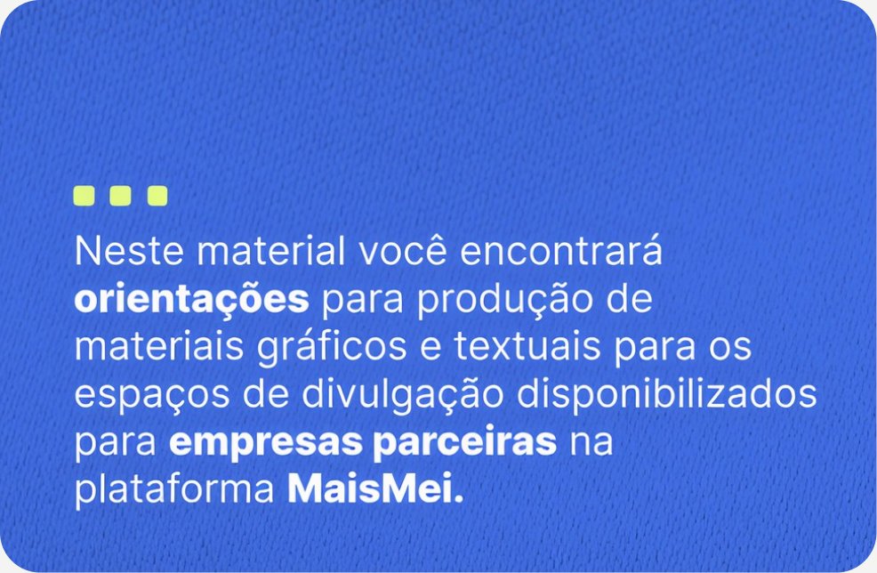 Abertura do Guia de mídia para empresas parceiras
